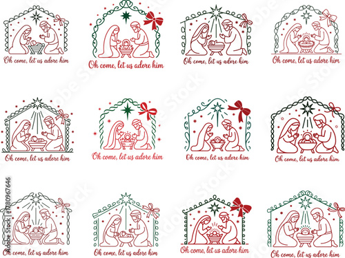 Christian Christmas Let Us Adore Him