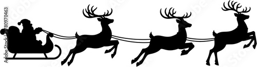 Santa Claus Sleigh Silhouette Vector – Reindeer Christmas Illustration
✨ A stylish Santa Claus sleigh silhouette pulled by reindeer. Perfect for Christmas cards, decorations, and festive vector art.