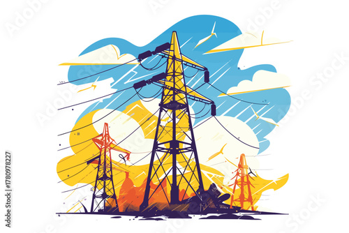 electricity usage isolated