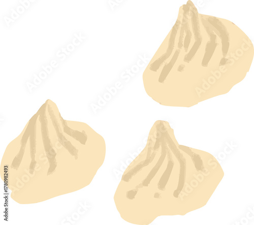 小籠包のイラスト