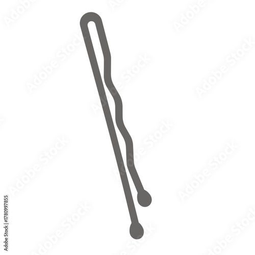 ヘアピンのイラスト