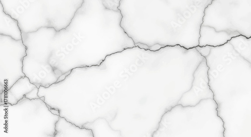Abstract white marble texture with natural grey veins, a seamless background for design and decor