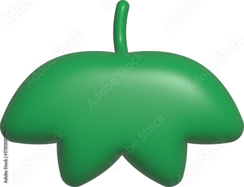 꼭지-과일 꼭지-토마토 꼭지-딸기 꼭지-3d-입체-녹색