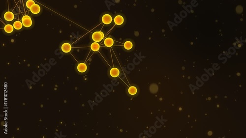 3d Animation of a molecular structure