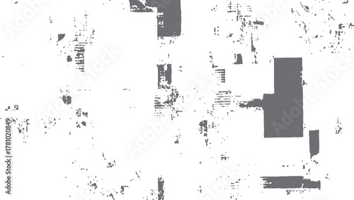 Abstract monochrome distressed texture background with rough grunge design. Black and white grunge texture with vintage distressed rough surface.