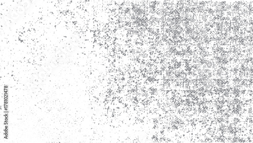 Rough grunge white texture background with faded dust details. Abstract distressed background with gray white dust grain surface. 