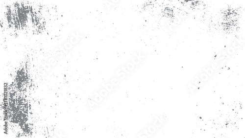 Abstract white dust grain texture background with vintage grunge effect. Distressed white background with dust particles and rough texture. 