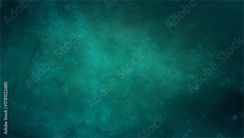 Abstract Deep blue grunge texture with heavily distressed and rough surface. lighter aqua tones with mysterious, atmospheric, and ethereal feel. Teal Color Wall Decorative Surface