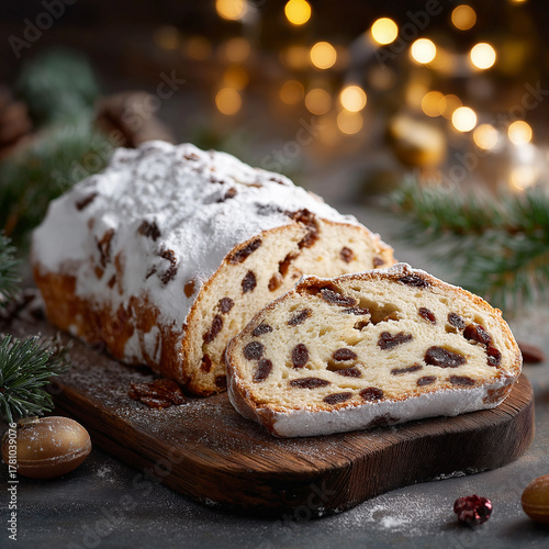 photo of a Christmas Stollen

