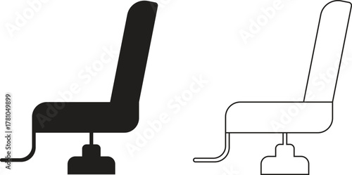 recliner vector illustration
