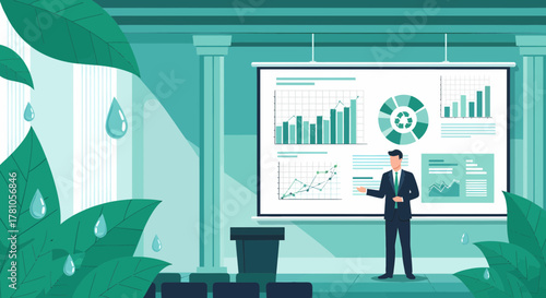 Eco Conscious Business Presentation For Sustainable Growth Strategies