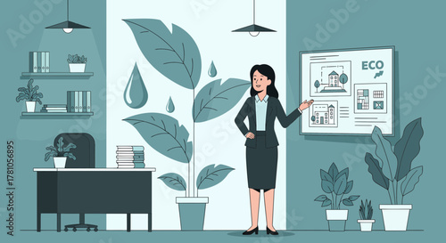 Eco Friendly Architecture Concept Presentation For Sustainable Living