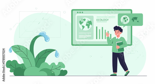 Ecology Presentation About Environmental Protection And Earth Conservation