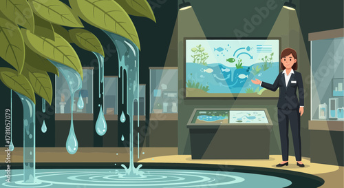 Educational Tour With Guide In The Aquatic Environmental Museum