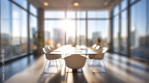 Glossy Metropolis Office Lobby With Calm Ambient Lighting