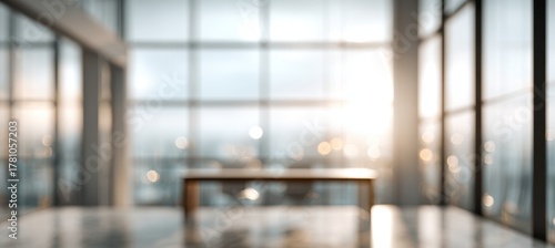 Dreamy Metropolitan Office Hallway With Smooth Finish