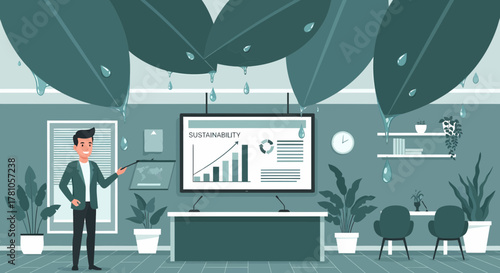 Expert Presents Sustainability Strategy at Green Business Meeting