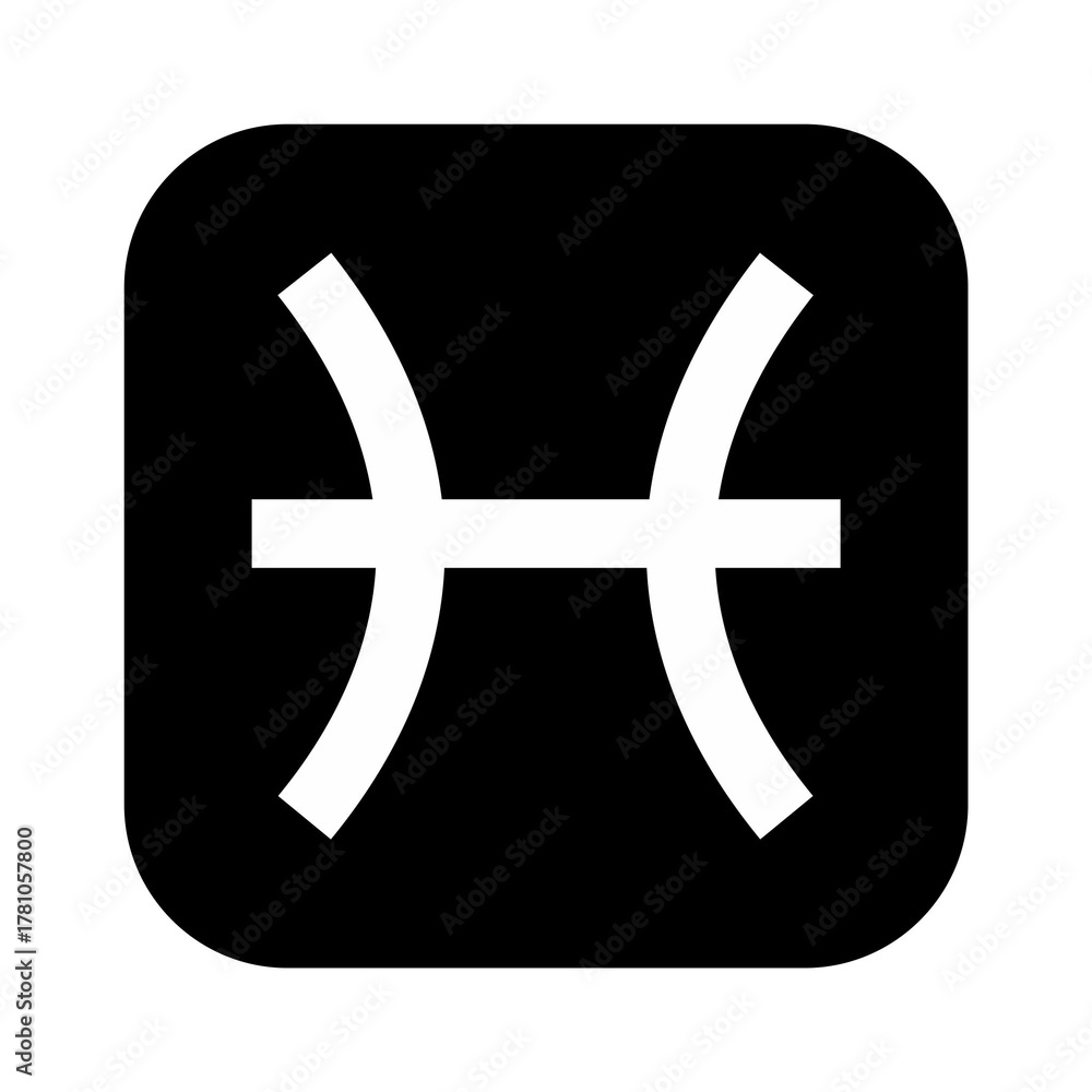 Obraz premium Zodiac icon symbol. Flat image