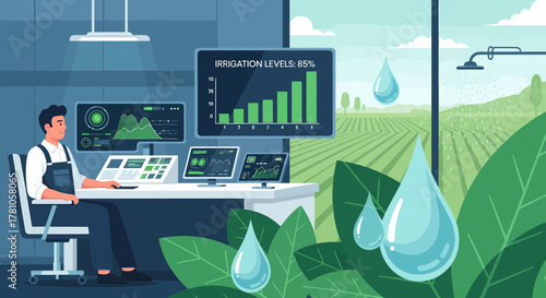 Precision Irrigation Management With Automated System For Agriculture