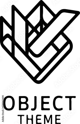 Modern abstract logo design for object theme business identity a