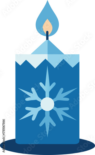 blue and silver star