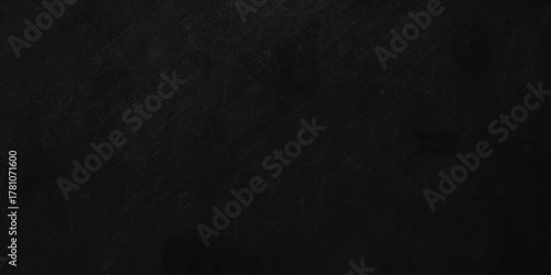 Grunge black rock limestone marble surface cement wall concrete paper backdrop background. Rough blackboard aged nature retro granite structure texture.	

