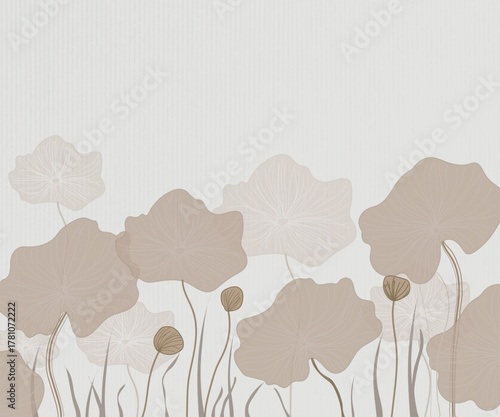 vintage design floral background with Texture 