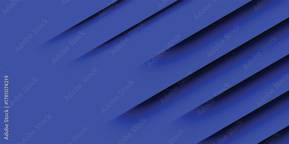 Obraz premium modern blue abstract background with elegant bright diagonal lines