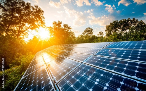Solar panels, which are also known as photovoltaic panels, reflect the sun