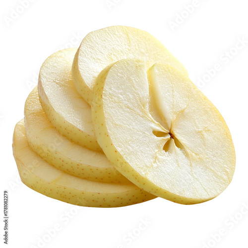 slice of lemon isolated