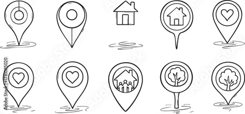 Vintage Genealogy and Family Tree Books Illustration – Hand-Drawn Ancestry Records & Historical Archives Art