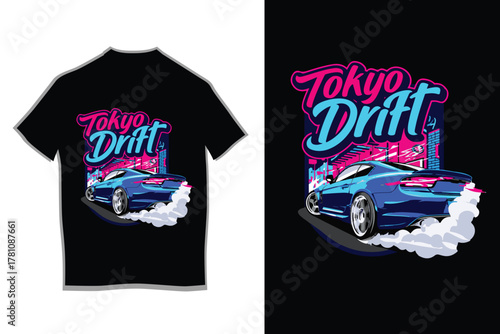 Tokyo Drift T-shirt design 