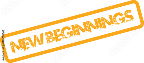 Empowering New Beginnings Stamp for Fresh Starts and Positive Transformations