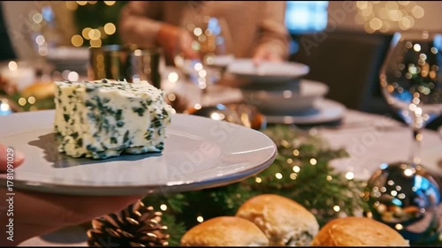 Wallpaper Mural Herb Butter And Rolls Festive Table Setting Torontodigital.ca