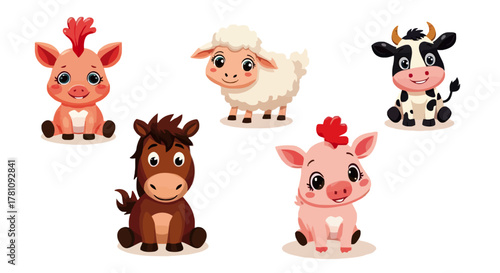 Cheerful Orange Fox Waving Illustration