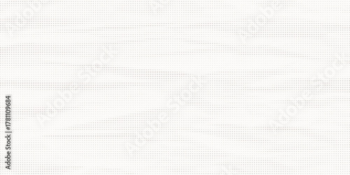 White wrinkled paper texture. Vector halftone pixelated manga background. Light beige neutral color dots bg. Grungy urban backdrop. Wide horizontal duotone banner. Crumpled punk collage template