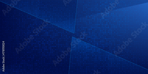 Abstract blue white dot pattern gradient texture technology background.vector future tegnology.