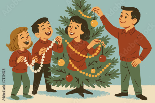 Vintage red no vector sky labels amber negative holiday icon popcorn cheer