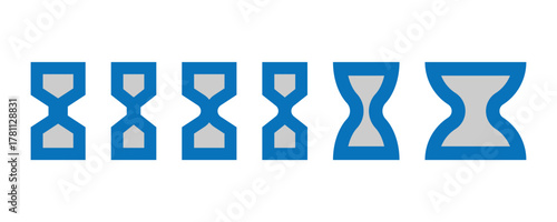 Time is running out hourglass sand vector