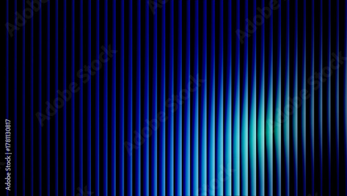 abstract dark blue vertical lines with bright aqua light spot background