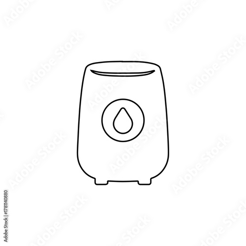 Aroma oil diffuser outline home fragrance warmer