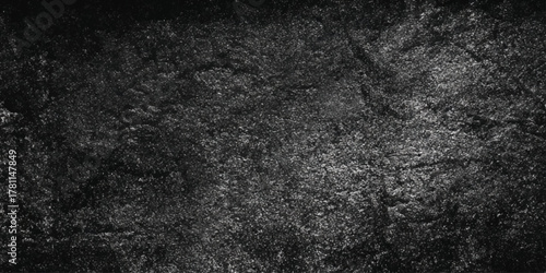 Dark grunge distressed monochrome texture background overlay.