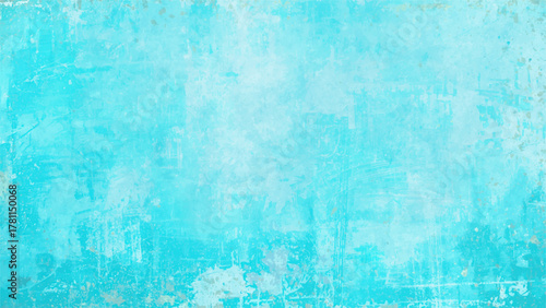 Abstract Vintage Turquoise Grunge Wall Texture with Weathered Paint and Distressed Surface. Sense of Age, Nostalgia, and Urban Decay. Ideal for Retro Design , Rustic Decor, Photography Backdrop