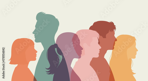Diverse Silhouettes A Graphic Representation of Community and Individual Identity