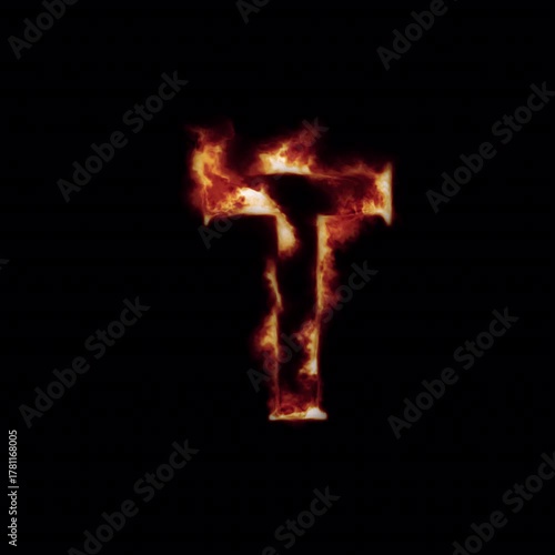 A creative pack of animated fire letters, numbers, and punctuation with burning effects, glowing energy, and seamless motion graphics for titles, intros, and visual design projects.