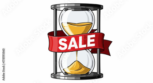 Timed Sale with Hourglass