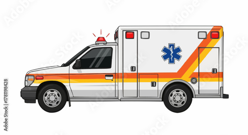 Ambulance image for emergency service 