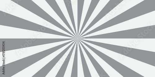 Sunburst Modern retro vintage sunrise sunbeam element spiral striped. Spiral starburst and striped pattern abstract geometric retro sunrays line wavy texture.	