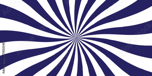 Sunburst Modern retro vintage sunrise sunbeam element spiral striped. Spiral starburst and striped pattern abstract geometric retro sunrays line wavy texture.	