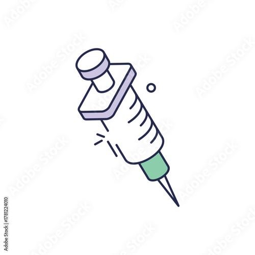 Syringe vector icon